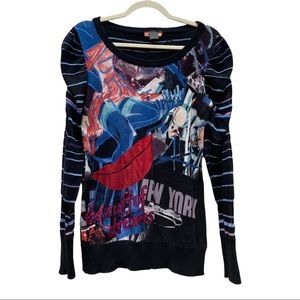 Desigual Multicolor Graphic Sweater ~SZ L